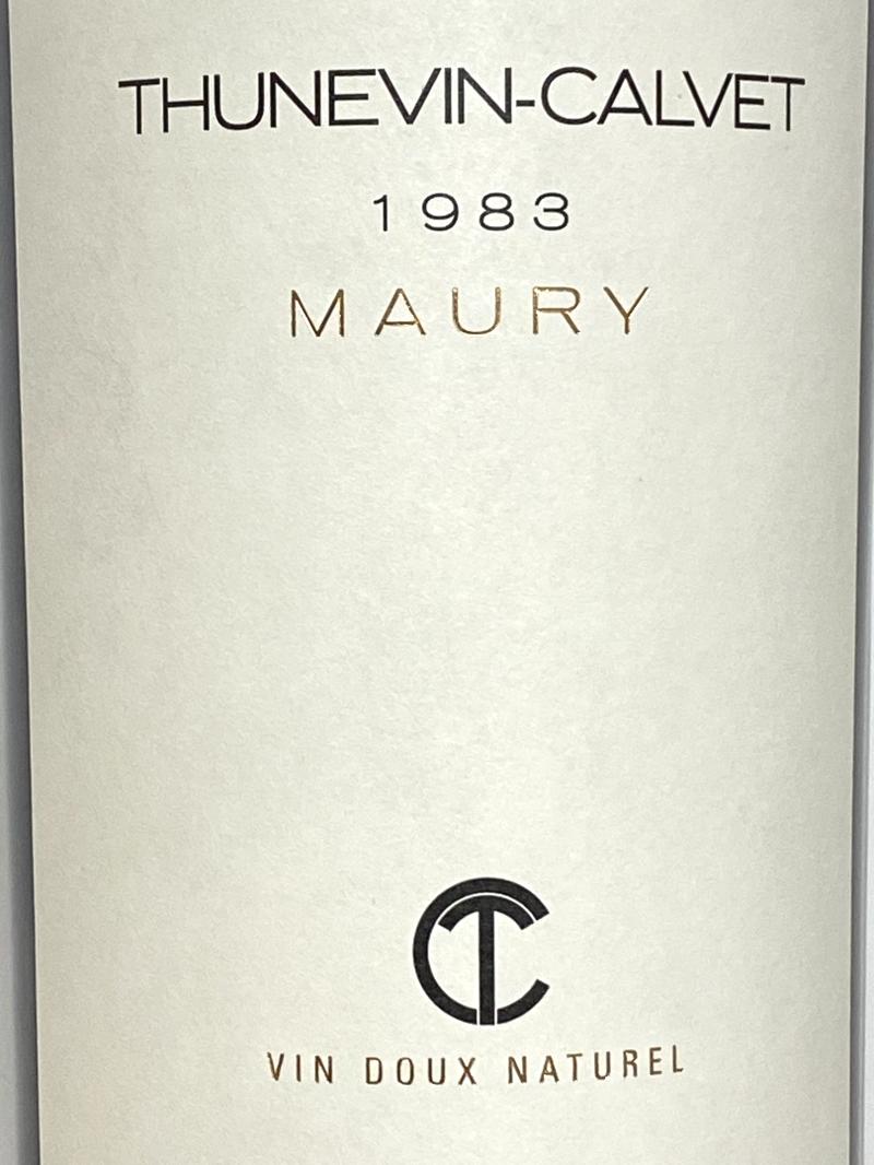 1983年 テュヌヴァン カルヴェ モーリー 750ml フランス 甘口 赤ワイン