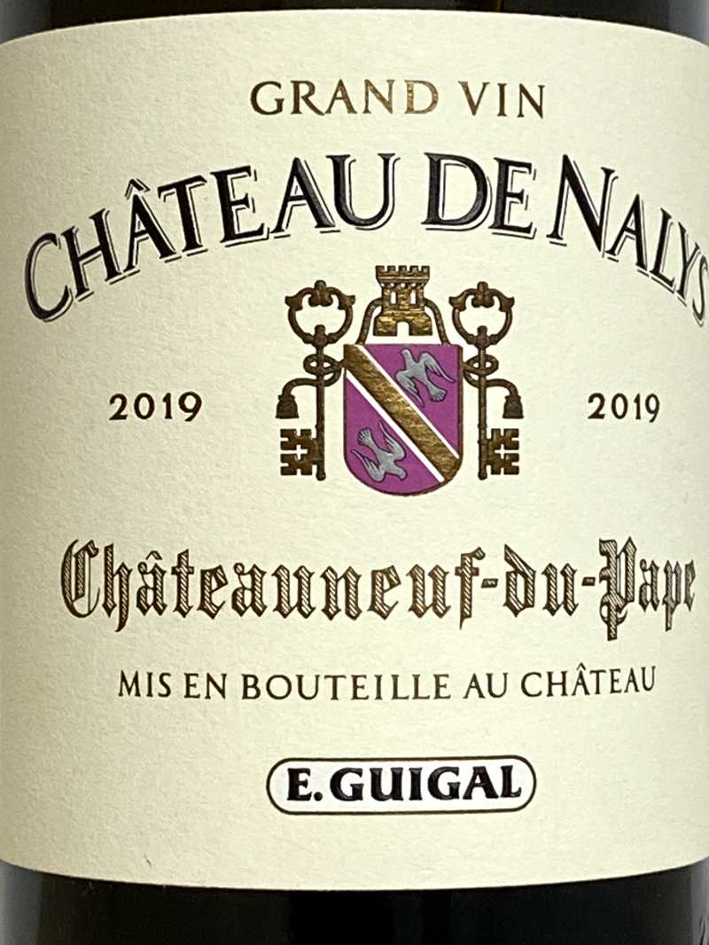 2019年 シャトーヌフ デュ パプ シャトー ド ナリス ブラン 750ml フランス ローヌ 白ワイン