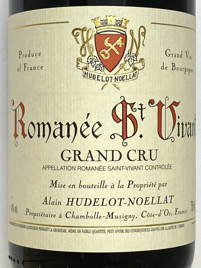 2021年 アラン ユドロ ノエラ ロマネ サン ヴィヴァン 750ml フランス ブルゴーニュ 赤ワイン