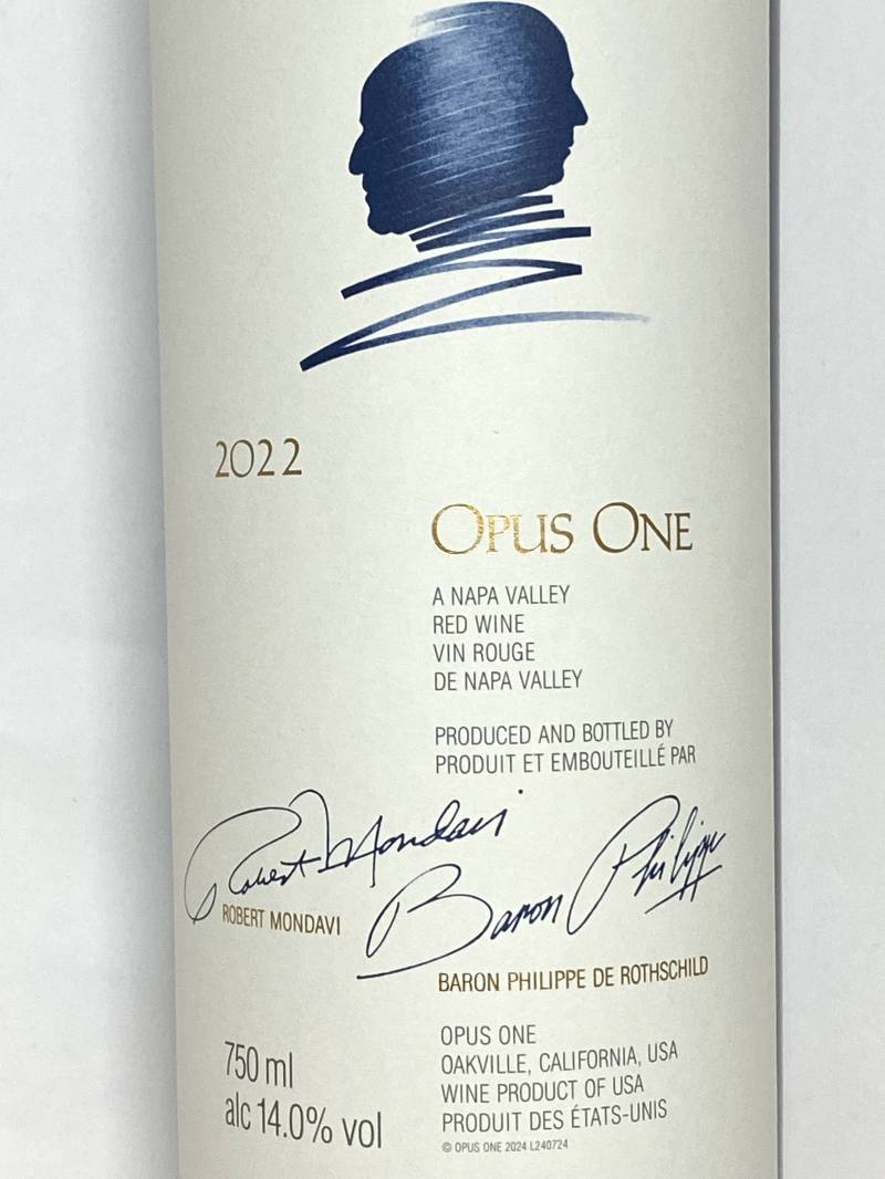 2022年 オーパス ワン 750ml アメリカ カリフォルニア 赤ワイン