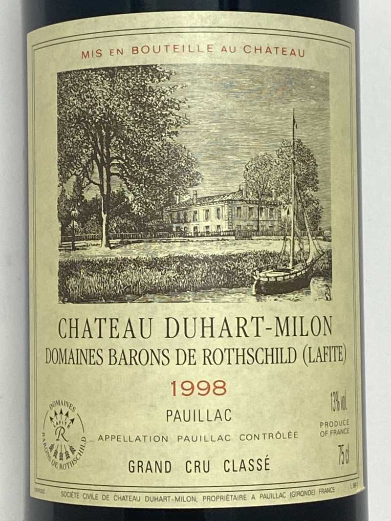 ワイン　1998 シャトー　デュアール　ミロン　ロートシルト 1998年 シャトー デュアール ミロン 750ml フランス ボルドー 赤ワイン