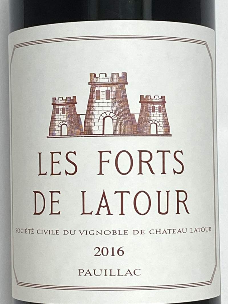 2016年 レ フォール ド ラトゥール 750ml フランス ボルドー 赤ワイン
