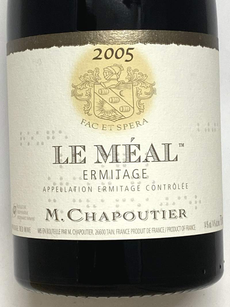 2005年 シャプティエ エルミタージュ ル メアル ルージュ 750ml フランス ローヌ 赤ワイン