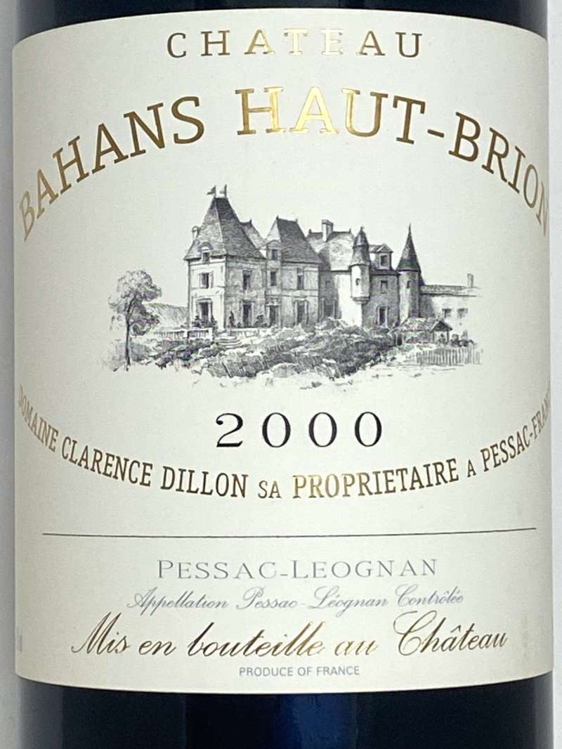 2000年 シャトー バアン オーブリオン 750ml フランス ボルドー