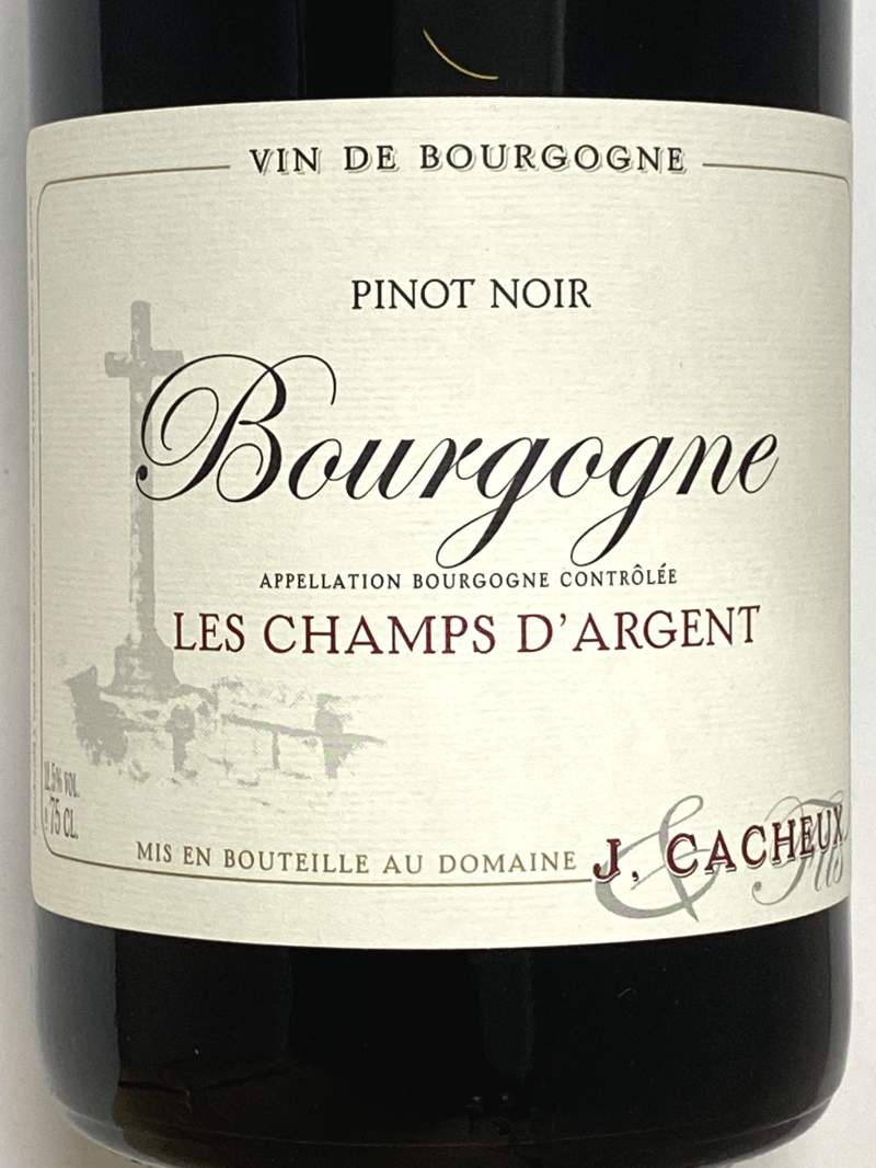 2021年 ジャック カシュー ブルゴーニュ ピノノワール レ シャン