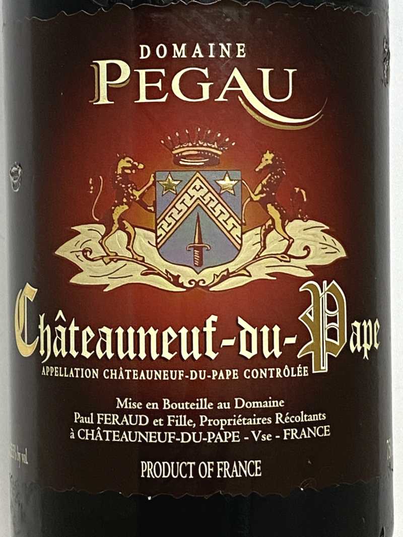 2000年 ペゴー シャトーヌフ デュ パプ キュヴェ ダカポ 750ml