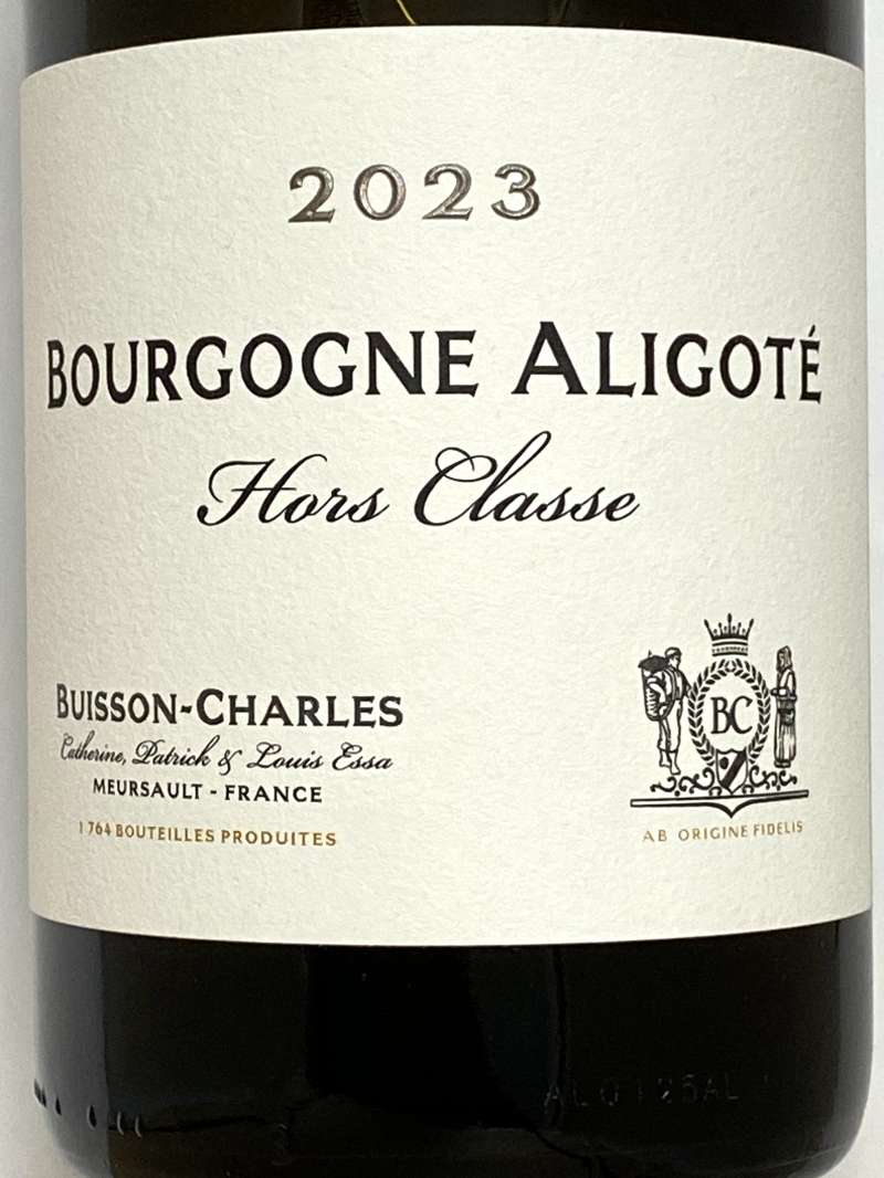 2023年 ビュイッソン シャルル ブルゴーニュ アリゴテ オー クラッセ 750ml フランス 白ワイン