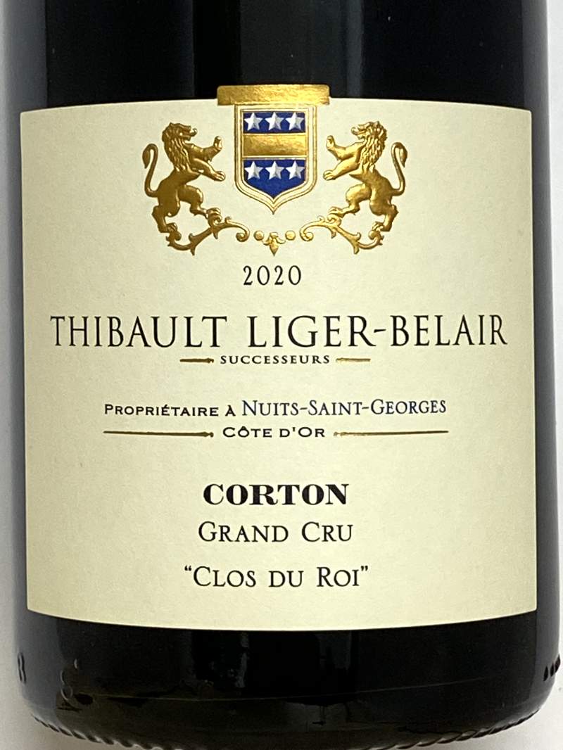 2020年 ティボー リジェ ベレール コルトン クロ デュ ロワ 750ml フランス ブルゴーニュ 赤ワイン