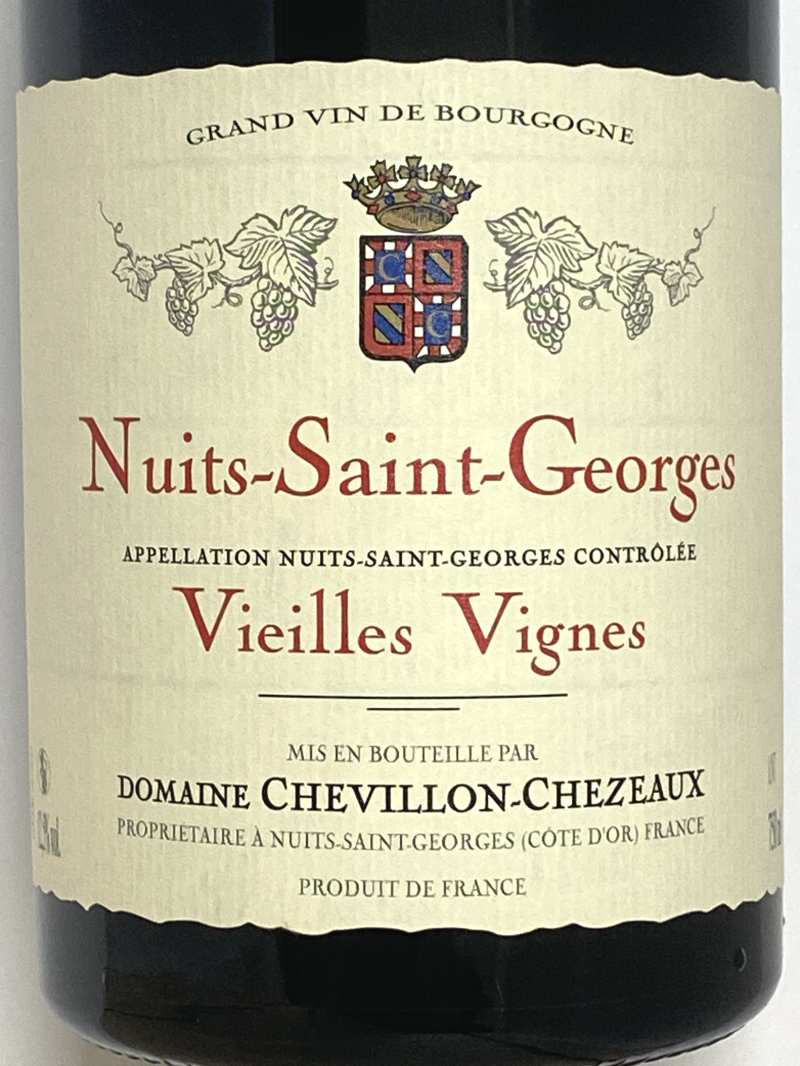 2022年 シュヴィヨン シェゾー ニュイサンジョルジュ V.V. 750ml フランス ブルゴーニュ 赤ワイン