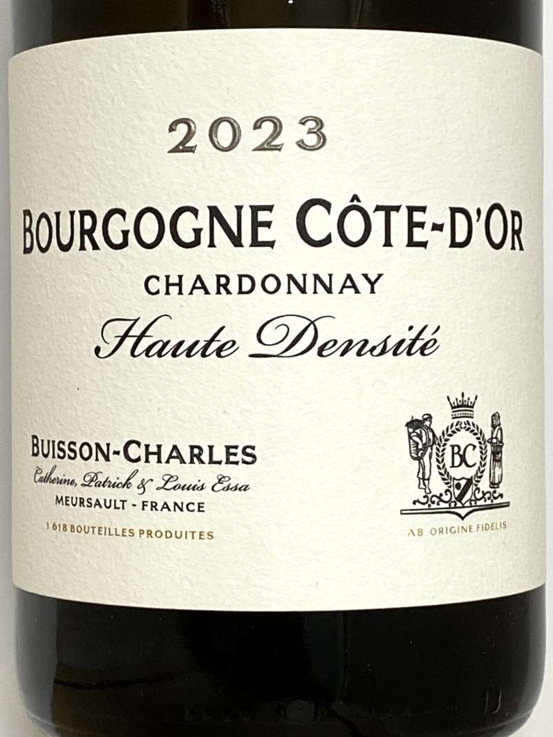 2023年 ビュイッソン シャルル ブルゴーニュ コートドール シャルドネ オート ダンシテ 750ml フランス 白ワイン