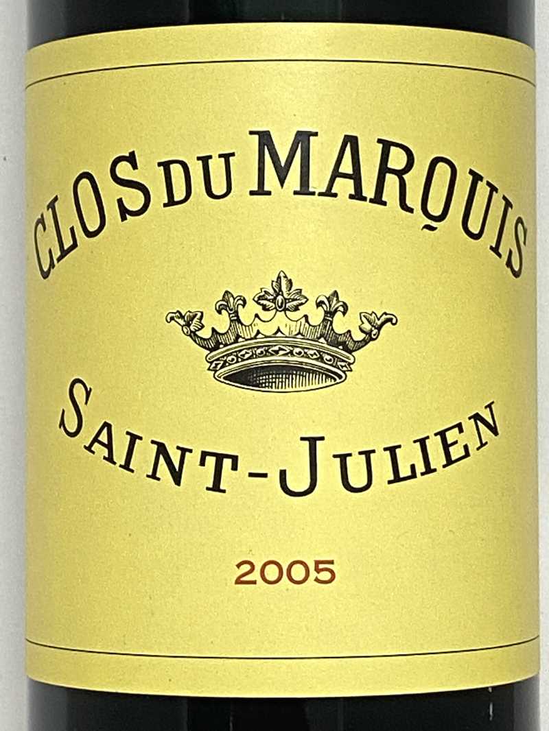 Clos du Marquis 赤ワイン 1995年 2005年 750ml 2005年 クロ デュ マルキ 750ml フランス ボルドー 赤ワイン |CH