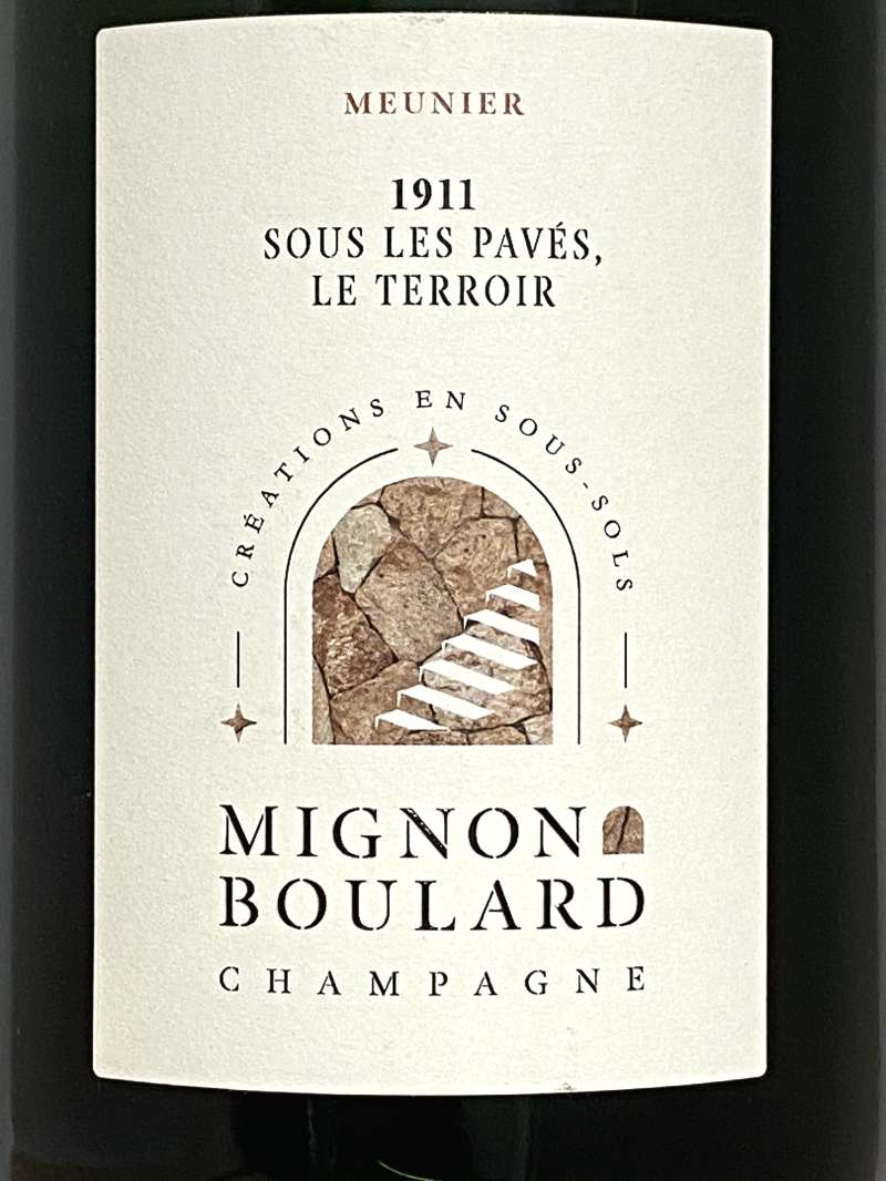 ミニョン ブラール シャンパーニュ 1911 スー レ パヴェ ル