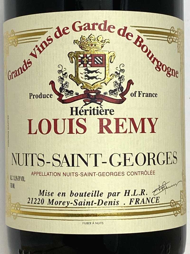 2022年 エリティエ ルイ レミー ニュイサンジョルジュ 750ml フランス ブルゴーニュ 赤ワイン