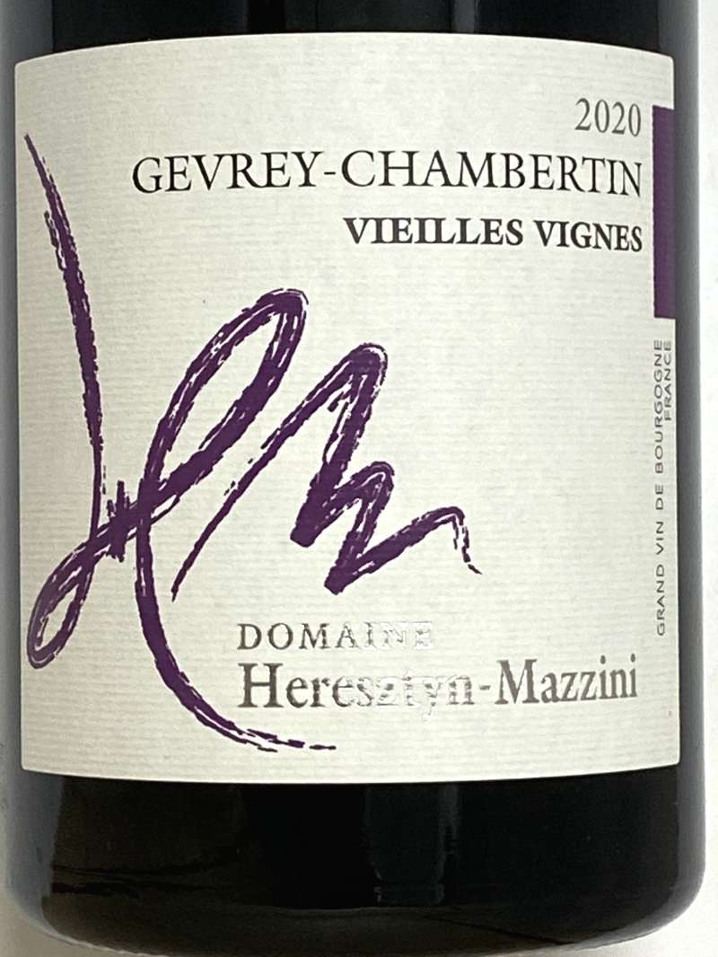 2020年 エレスティン マッツィニ ジュヴレ シャンベルタン V.V. 750ml フランス ブルゴーニュ 赤ワイン