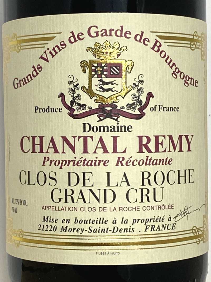 2022年 シャンタル レミー クロ ド ラ ロッシュ 750ml フランス ブルゴーニュ 赤ワイン