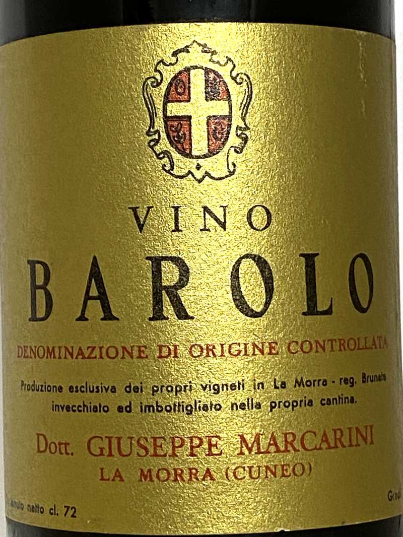 1961年 マルカリーニ バローロ 720ml イタリア ピエモンテ 赤ワイン