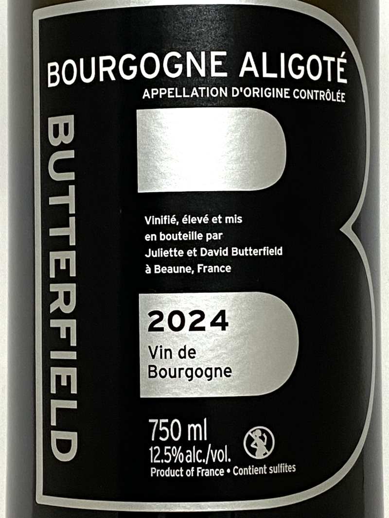 2024年 バターフィールド ブルゴーニュ アリゴテ 750ml フランス 白ワイン