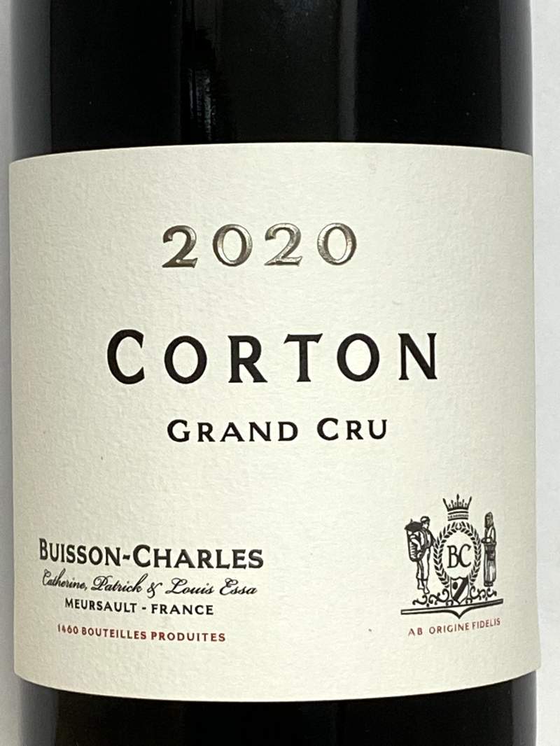 2020年 ビュイッソン シャルル コルトン グラン クリュ 750ml フランス ブルゴーニュ 赤ワイン