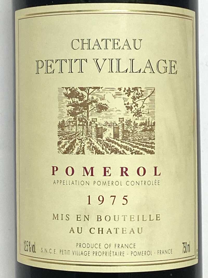 1975年 シャトー プティ ヴィラージュ 750ml フランス ボルドー