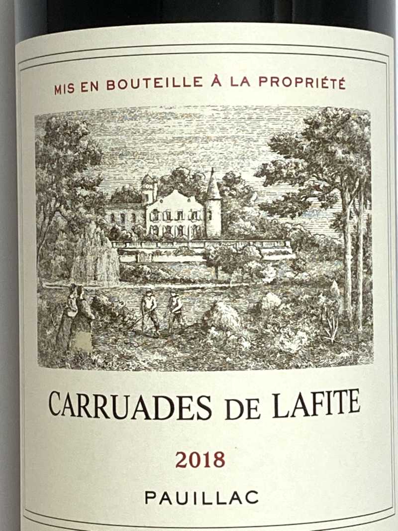 2018年 カリュアド ド ラフィット 750ml フランス ボルドー