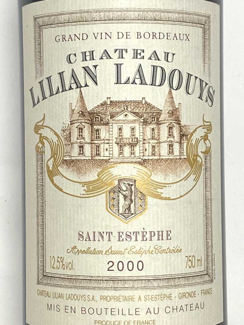 2000年 シャトー リリアン ラドウィ 750ml フランス ボルドー 赤ワイン