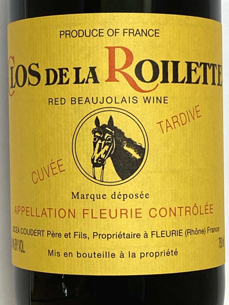 2021年 クロ ド ラ ロワレット フルーリー キュヴェ タルティヴ 750ml フランス ブルゴーニュ 赤ワイン