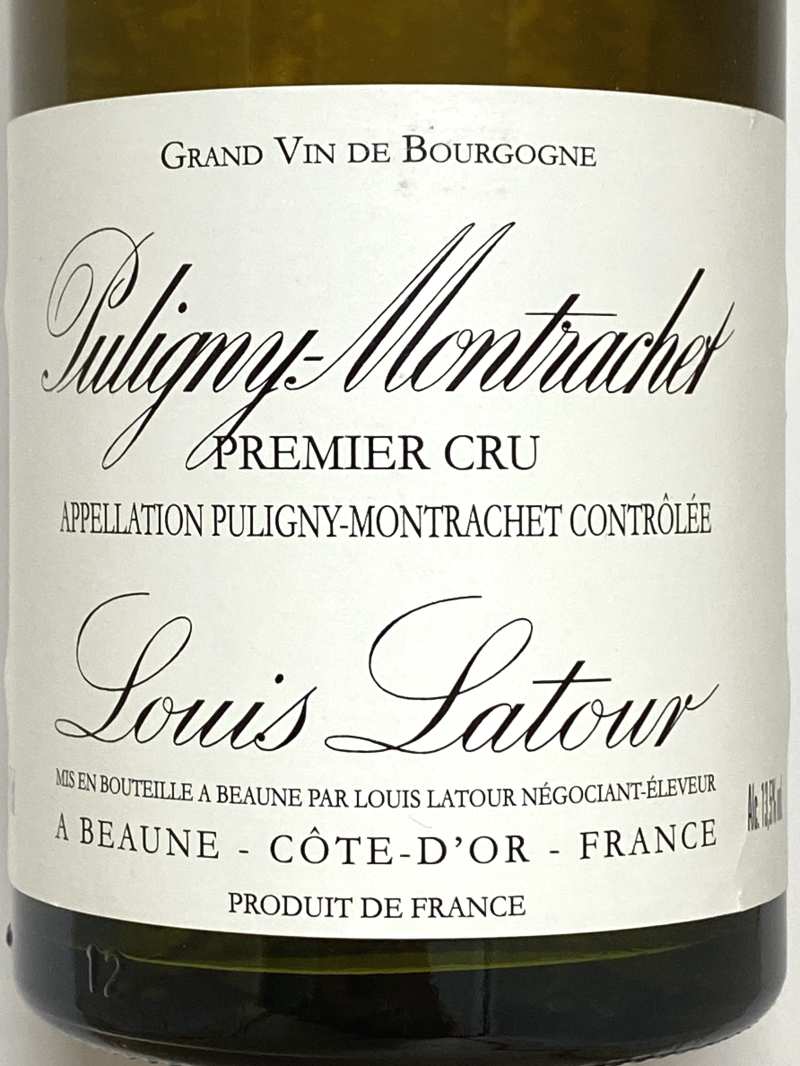 1996年 ルイ ラトゥール ピュリニー モンラッシェ プルミエ クリュ ブラン 750ml フランス ブルゴーニュ 白ワイン