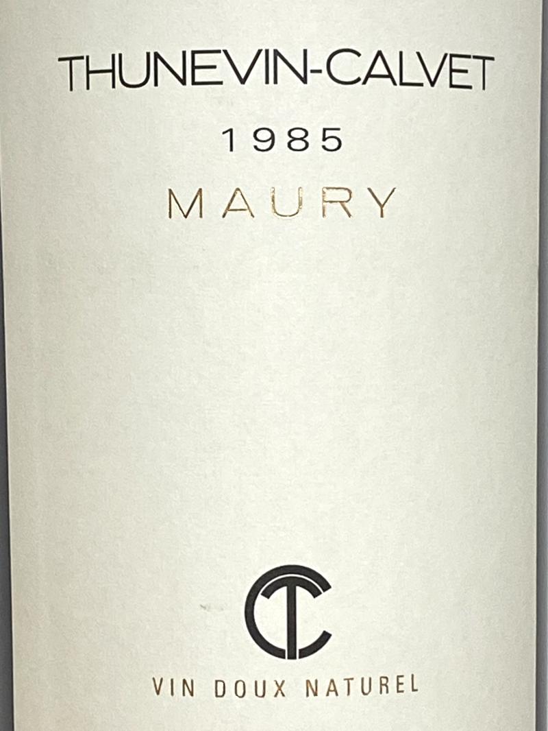 1985年 テュヌヴァン カルヴェ モーリー 750ml フランス 甘口 赤ワイン