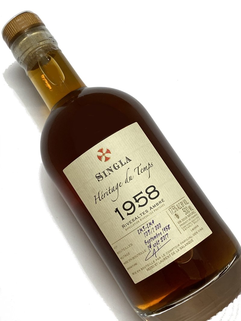 1958年 ドメーヌ サングラ エリタージュ デュ タン リヴザルト アンブレ 500ml フランス 甘口 白ワイン 箱付き