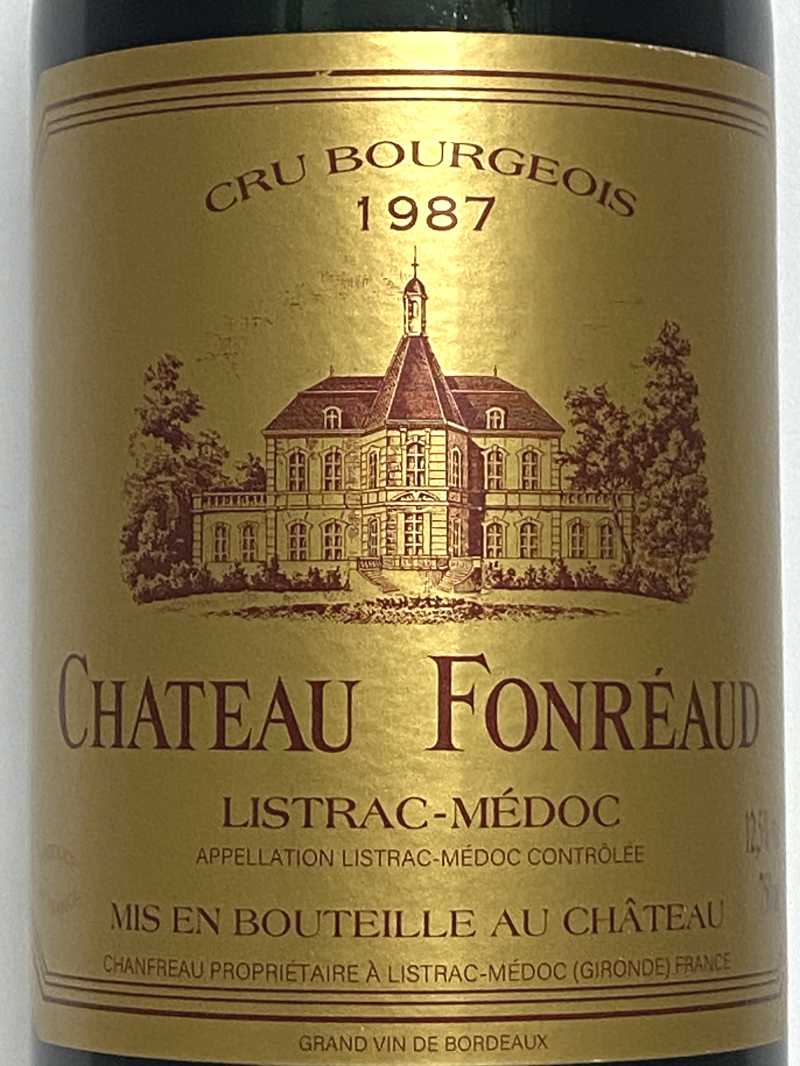 1987年 シャトー フォンレオー 750ml フランス ボルドー 赤ワイン