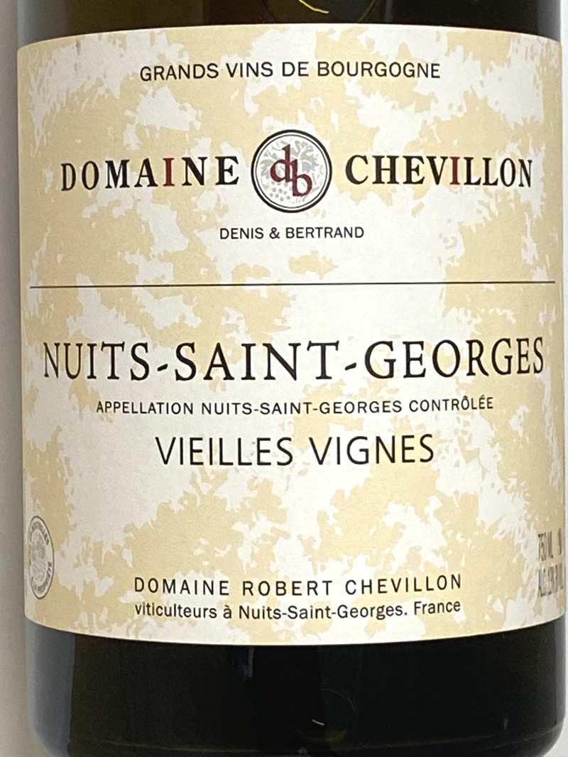 2022年 ロベール シュヴィヨン ニュイサンジョルジュ ブラン V.V.