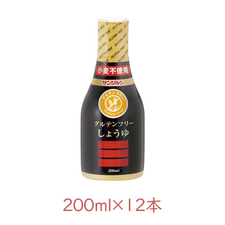 サンジルシ グルテンフリー しょうゆ 0ml 12本 80 食品 調味料 醤油 グラニーレ Official Shop