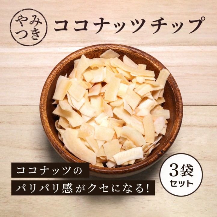 【3袋】 ココナッツチップ 75g 3袋セット