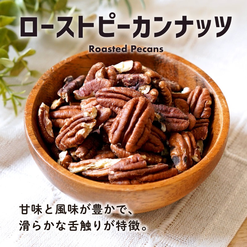 クノップ 無塩タイプ ローストピーカンナッツ 40g 1袋