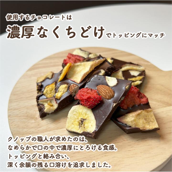 【季節限定】チョコレートバーク 小分け 5袋セット チョコバーク チョコレート バレンタイン ギフト プレゼント クノップ ナッツ ドライフルーツ フルーツチョコ 珍しい ユニーク おしゃれ