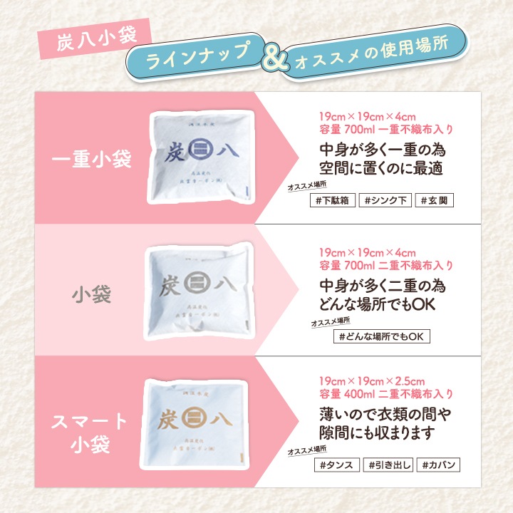 炭八 小袋×5袋セット