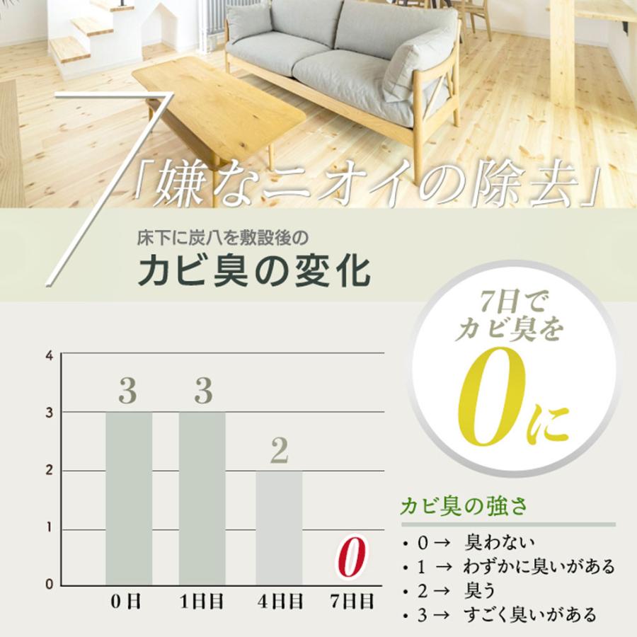 炭八 床下用×72袋セット(9ケース分) 【+3袋おまけ付き】