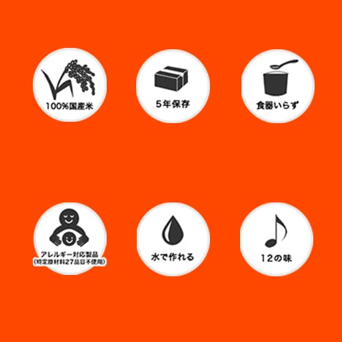 尾西食品 アルファ米 選べる5食セット