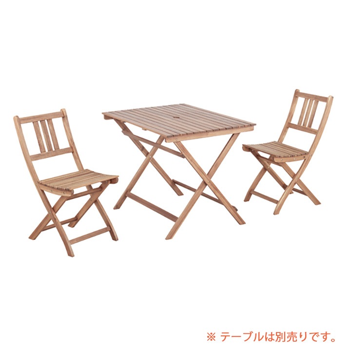 東谷 バイロン 折りたたみチェア 2セット【メーカー直送】