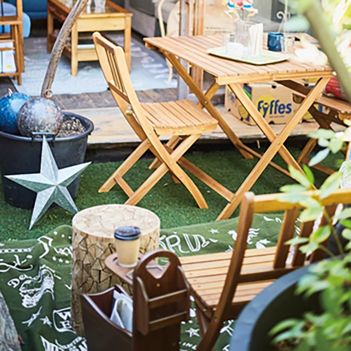 東谷 バイロン 折りたたみチェア 2セット【メーカー直送】