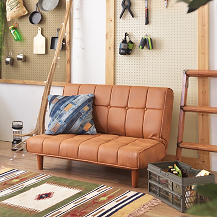 東谷 フロアソファ 2人掛【メーカー直送】