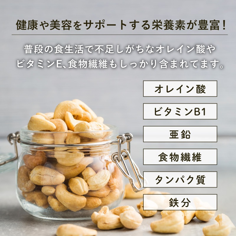 クノップ 無塩ローストカシューナッツ 業務用 500g 2袋 大容量