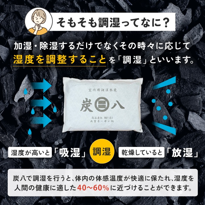 3種類から選べる炭のお試しセット【炭八＆スミコロ】