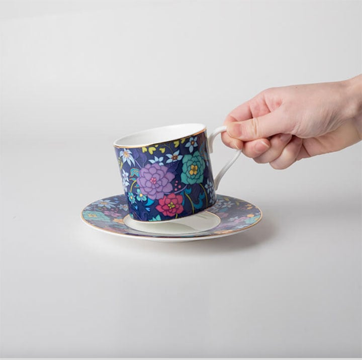 ニッコー(NIKKO) フラワーダンス ペア兼用碗皿(L)【ギフト対応可】