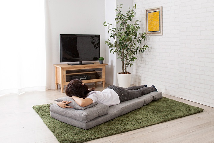 東谷 エリス 3WAYソファベッド クッション付き【メーカー直送】