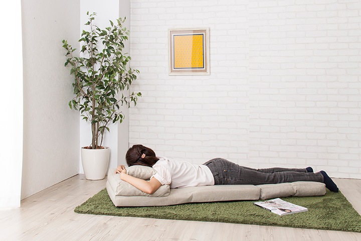 東谷 エリス 3WAYソファベッド クッション付き【メーカー直送】