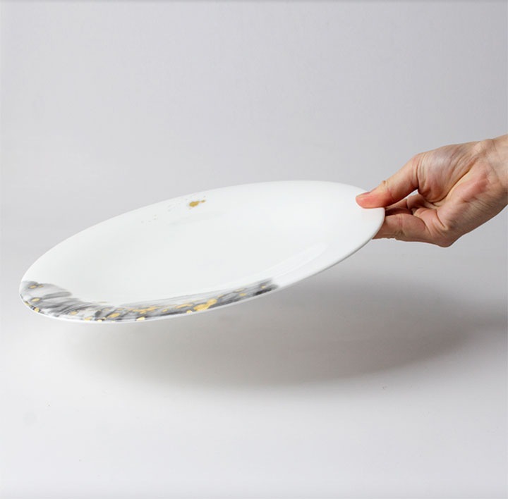 ニッコー(NIKKO) 墨の瞬 すみのとき 27cmプレート【ギフト対応可】