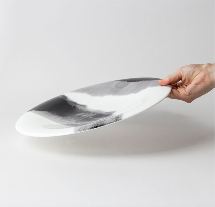 ニッコー(NIKKO) 墨の瞬 30.5cmプレート【ギフト対応可】