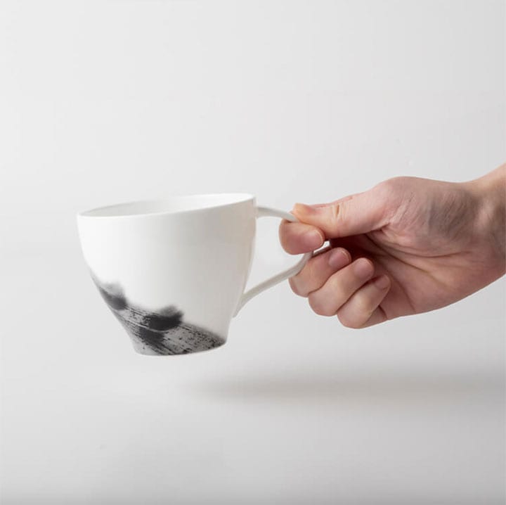 ニッコー(NIKKO) 墨の瞬 カプチーノ碗 (340cc)【ギフト対応可】