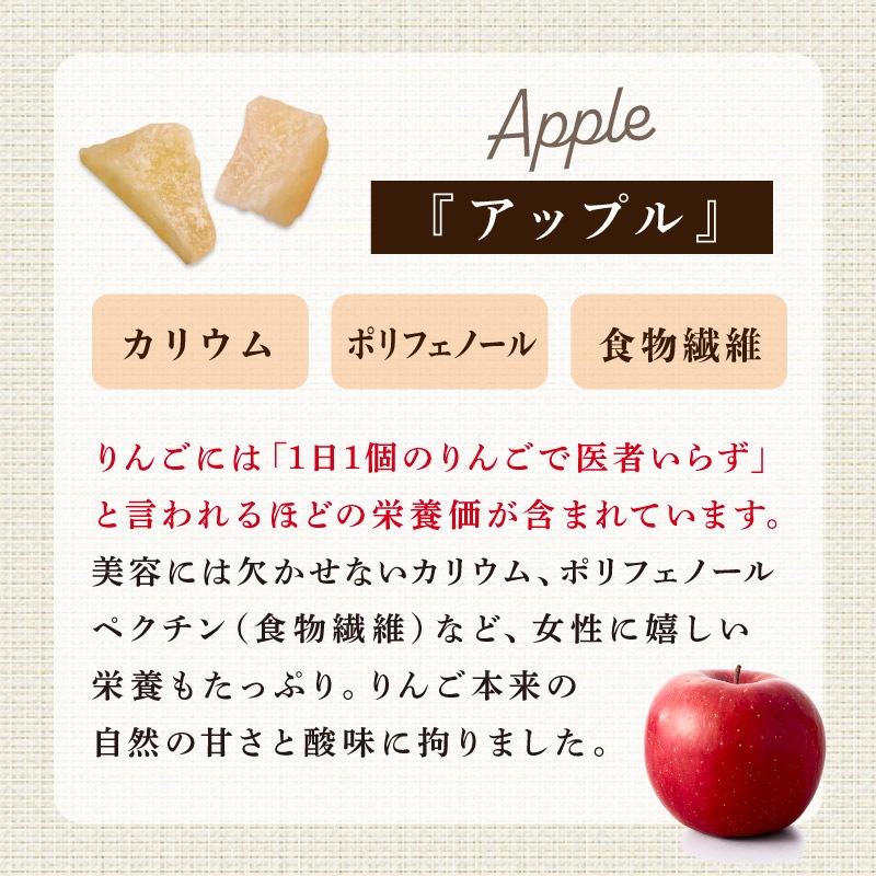 クノップ 3種のダイスフルーツ 60g 5袋セット